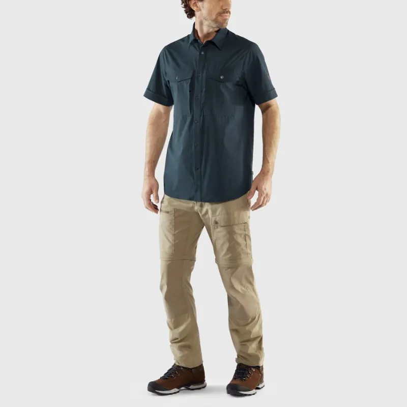 Fjallraven Abisko Men's Trekking Shirt SS in Light Olive-2