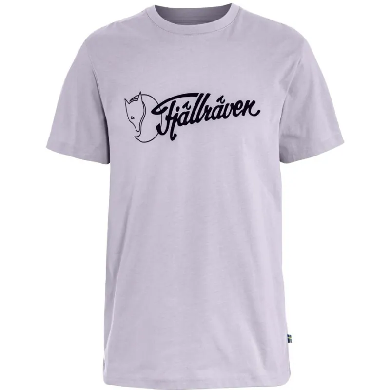 Fjallraven Archive Logo Men's T-Shirt in Lavender Mist