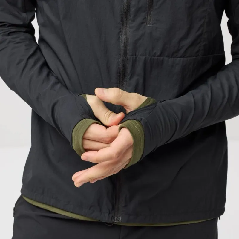 Fjallraven Bergtagen Windshell Men's Jacket in Black-9