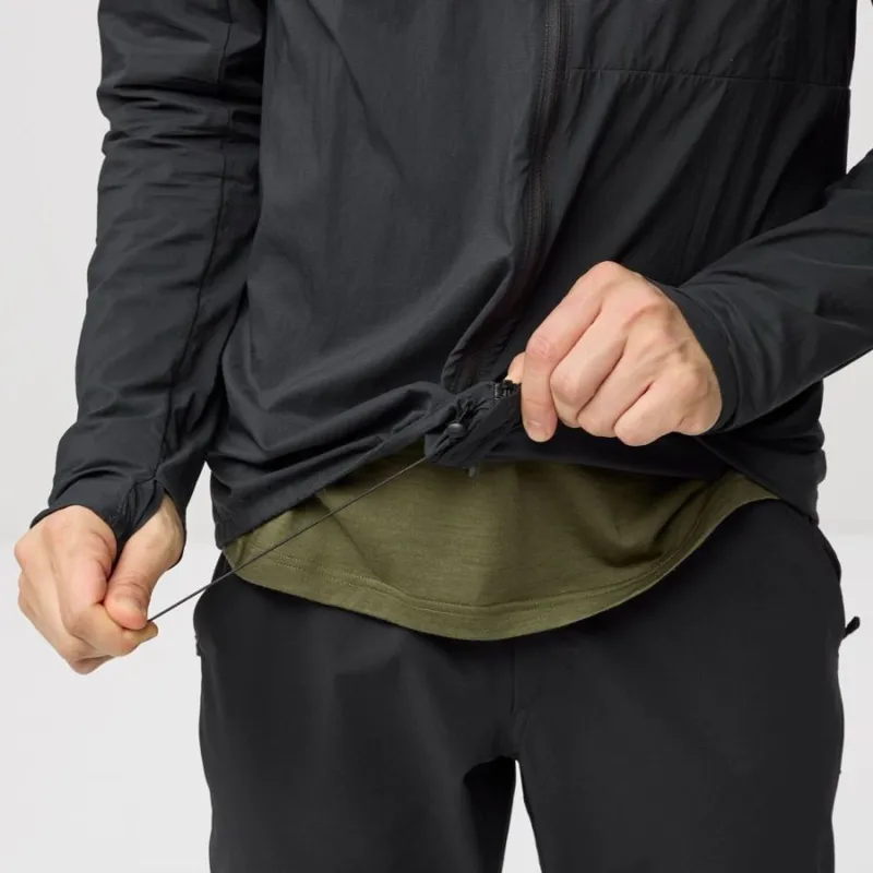 Fjallraven Bergtagen Windshell Men's Jacket in Black-10