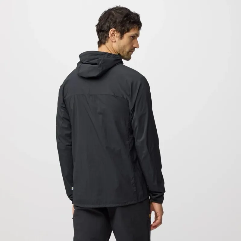 Fjallraven Bergtagen Windshell Men's Jacket in Black-4