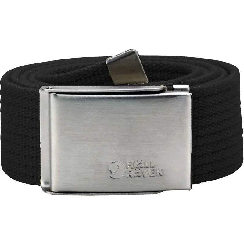 Fjallraven Canvas Belt in Black