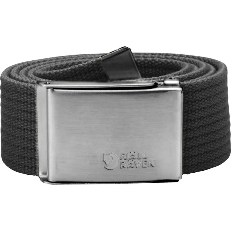Fjallraven Canvas Belt in Dark Grey