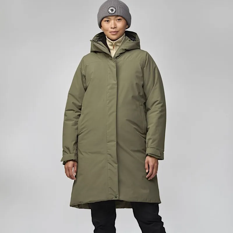 Fjallraven HC Hydratic Padded Parka Women's in Black-2