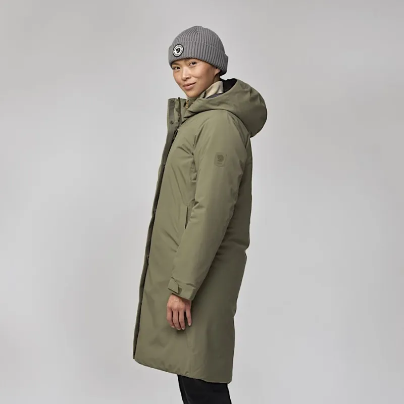 Fjallraven HC Hydratic Padded Parka Women's in Black-3