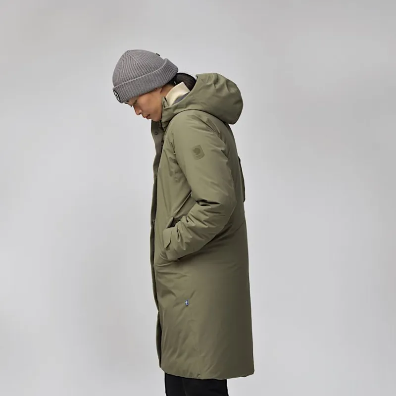 Fjallraven HC Hydratic Padded Parka Women's in Black-4