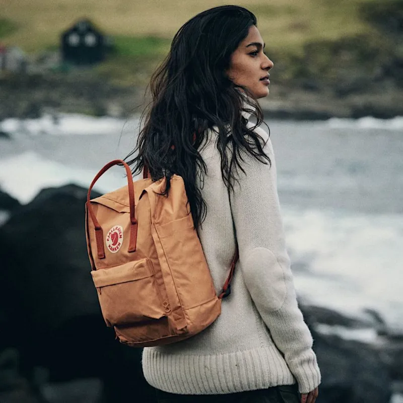 Fjallraven Kanken Backpack in Fossil-11