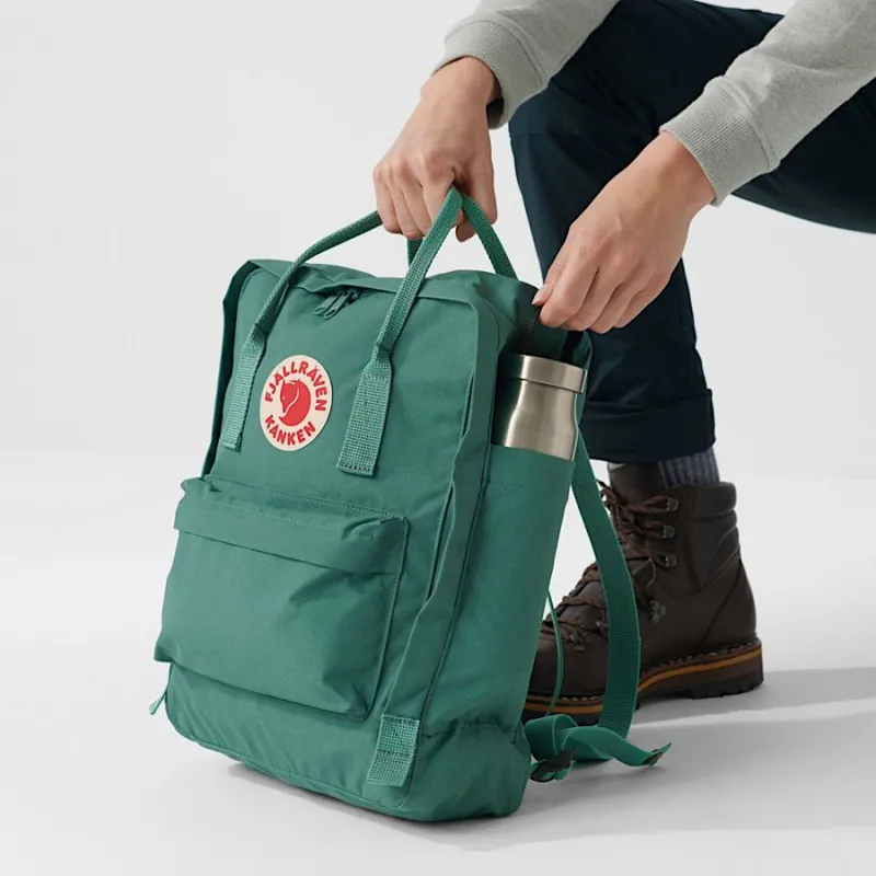 Fjallraven Kanken Backpack in Green-8
