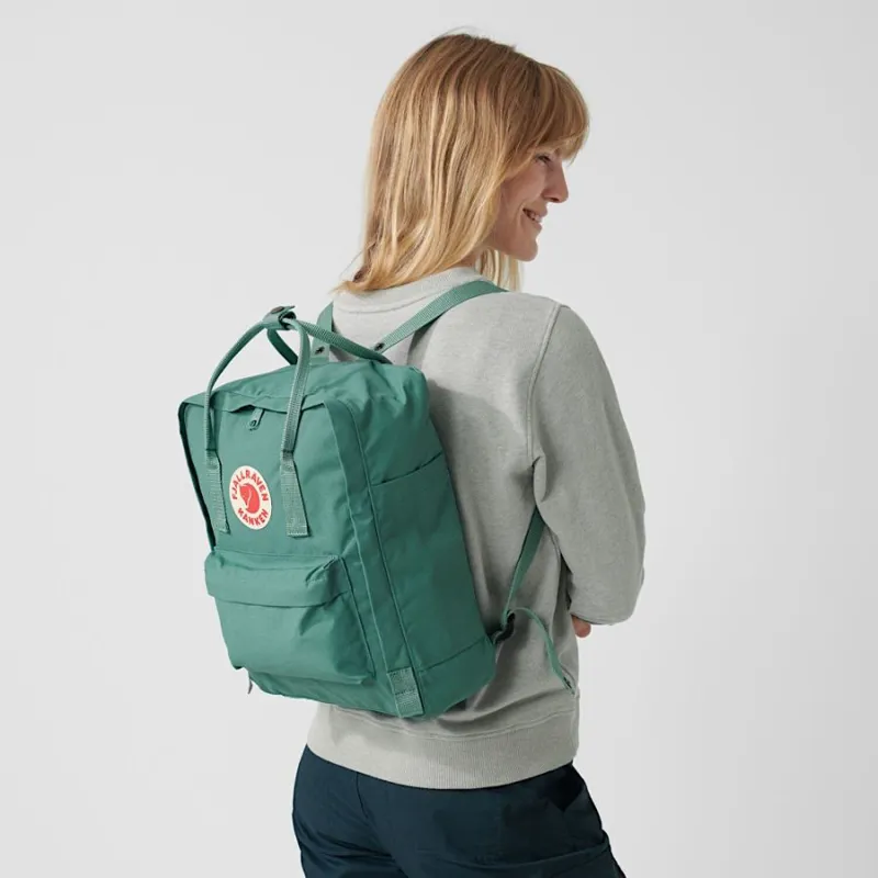 Fjallraven Kanken Backpack in Green-6