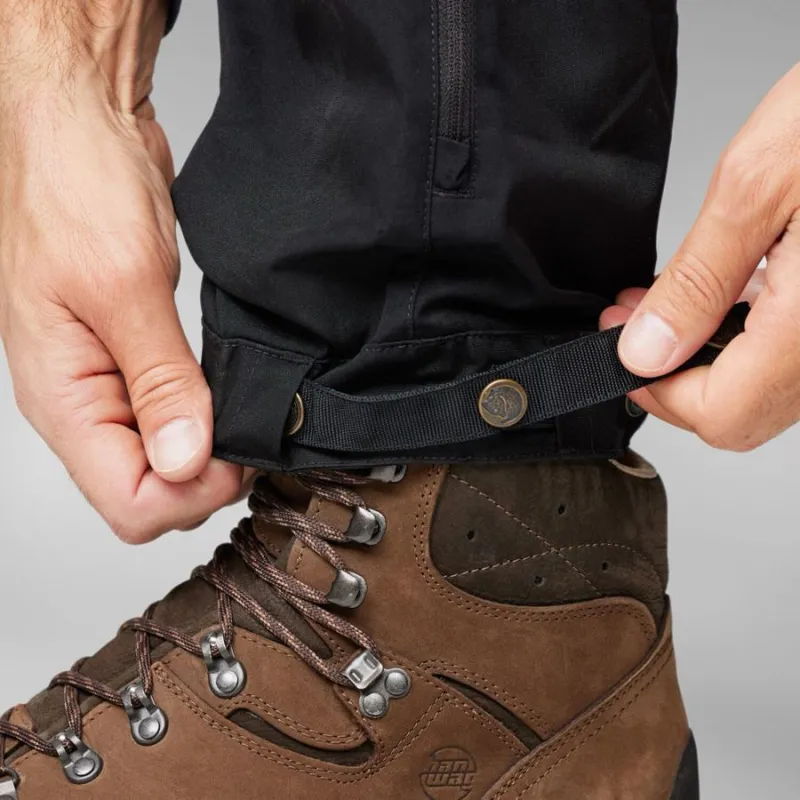 Fjallraven Keb Men's Trousers in Dark Olive/Dark Grey-11