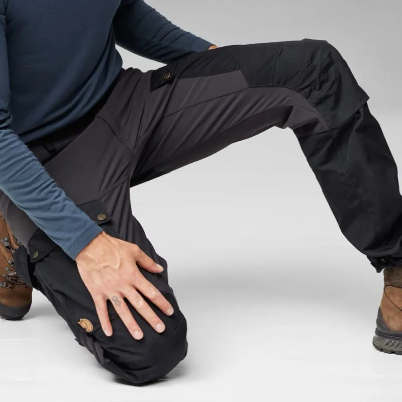 Fjallraven Keb Men's Trousers in Dark Olive/Dark Grey-6