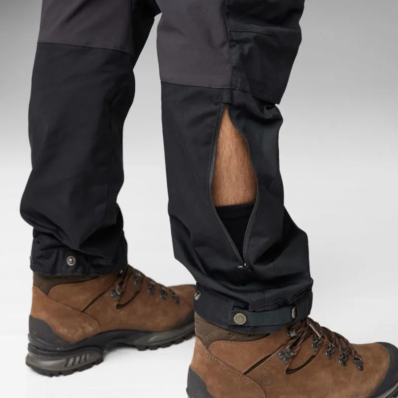 Fjallraven Keb Men's Trousers in Dark Olive/Dark Grey-12