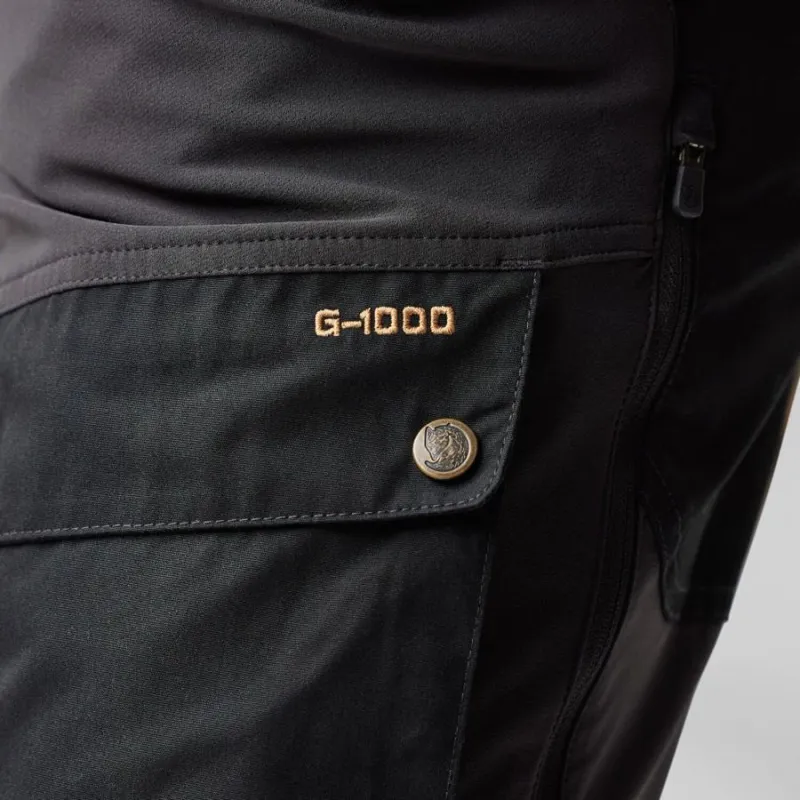 Fjallraven Keb Men's Trousers in Dark Olive/Dark Grey-7