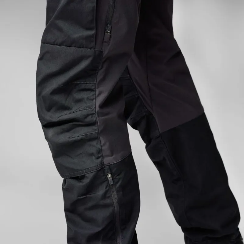 Fjallraven Keb Men's Trousers in Dark Olive/Dark Grey-13