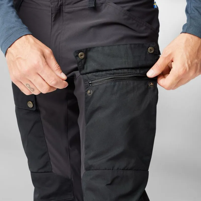 Fjallraven Keb Men's Trousers in Dark Olive/Dark Grey-8