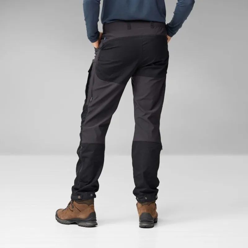 Fjallraven Keb Men's Trousers in Dark Olive/Dark Grey-3