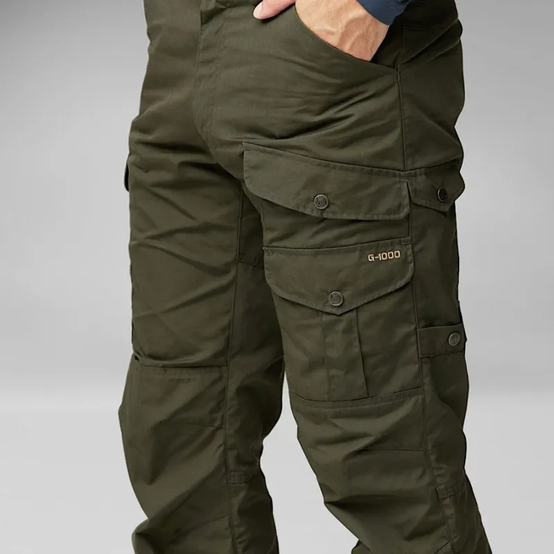 Fjallraven Mens Vidda Pro Trousers Regular Leg in Dark Grey/Black-4