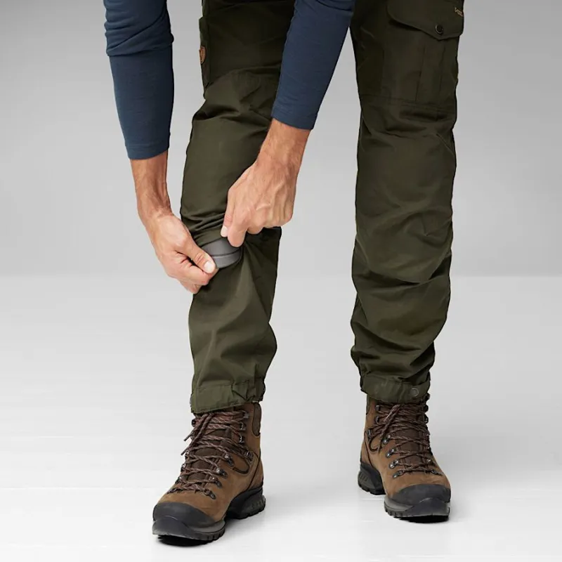 Fjallraven Mens Vidda Pro Trousers Regular Leg in Dark Grey/Black-9