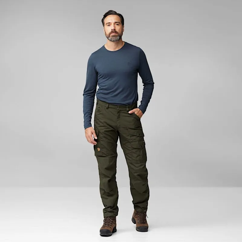 Fjallraven Mens Vidda Pro Trousers Regular Leg in Deep Forest-4