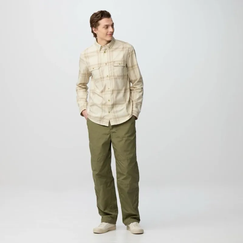 Fjallraven Ovik Lite Men's Flannel Shirt in Dark Navy-2