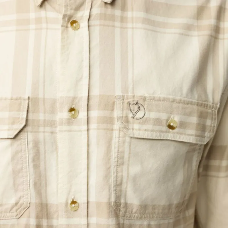 Fjallraven Ovik Lite Men's Flannel Shirt in Dark Navy-8