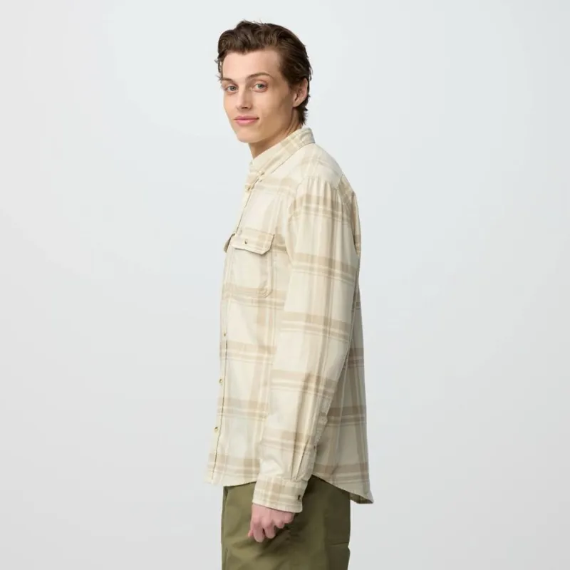 Fjallraven Ovik Lite Men's Flannel Shirt in Dark Navy-5