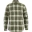 Fjallraven Ovik Lite Men's Flannel Shirt in Laurel Green/Chalk White