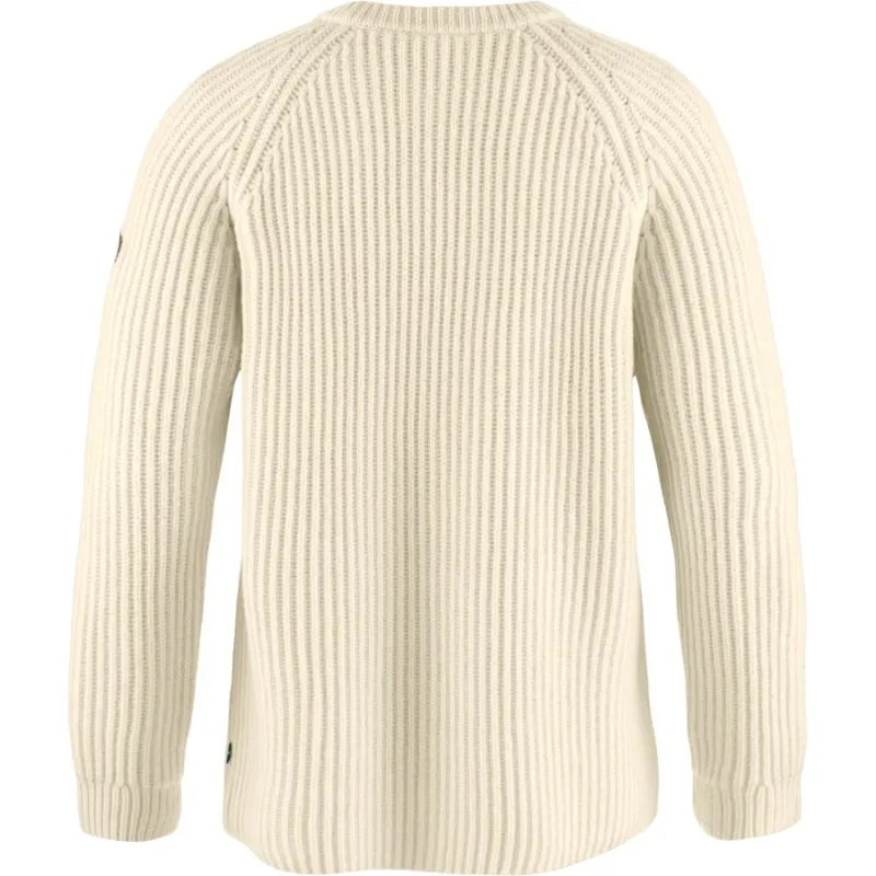 Fjallraven Ovik Rib Women's Sweater in Chalk White-1