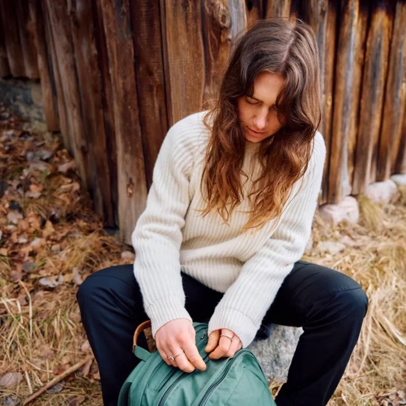 Fjallraven Ovik Rib Women's Sweater in Navy-8
