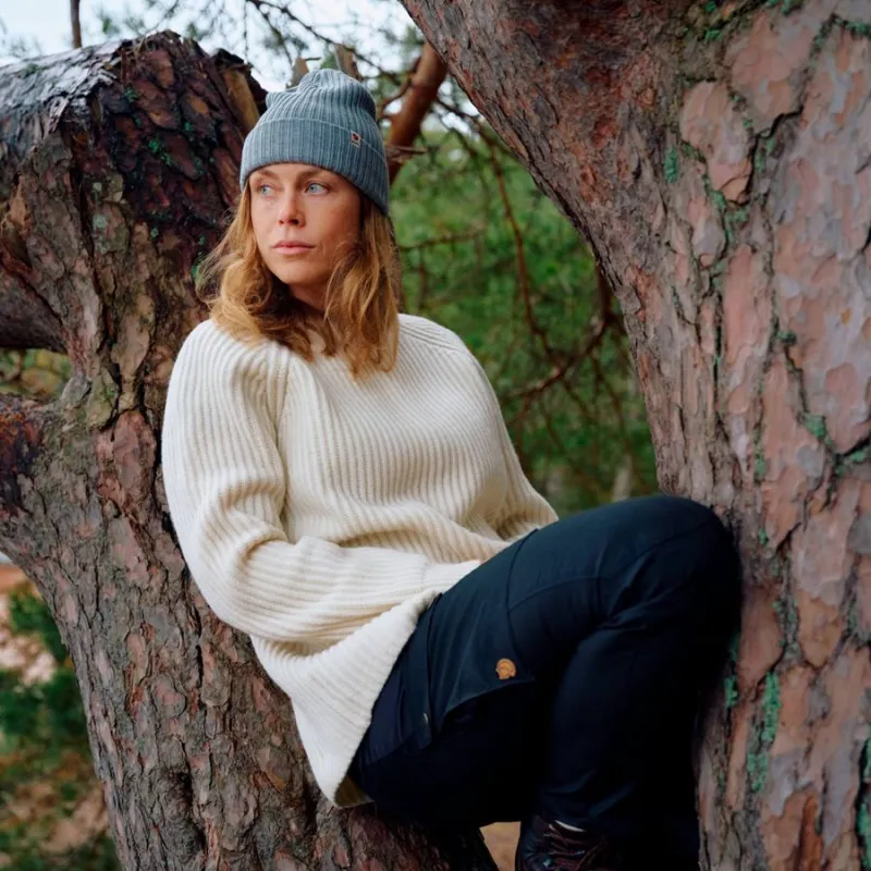 Fjallraven Ovik Rib Women's Sweater in Navy-9