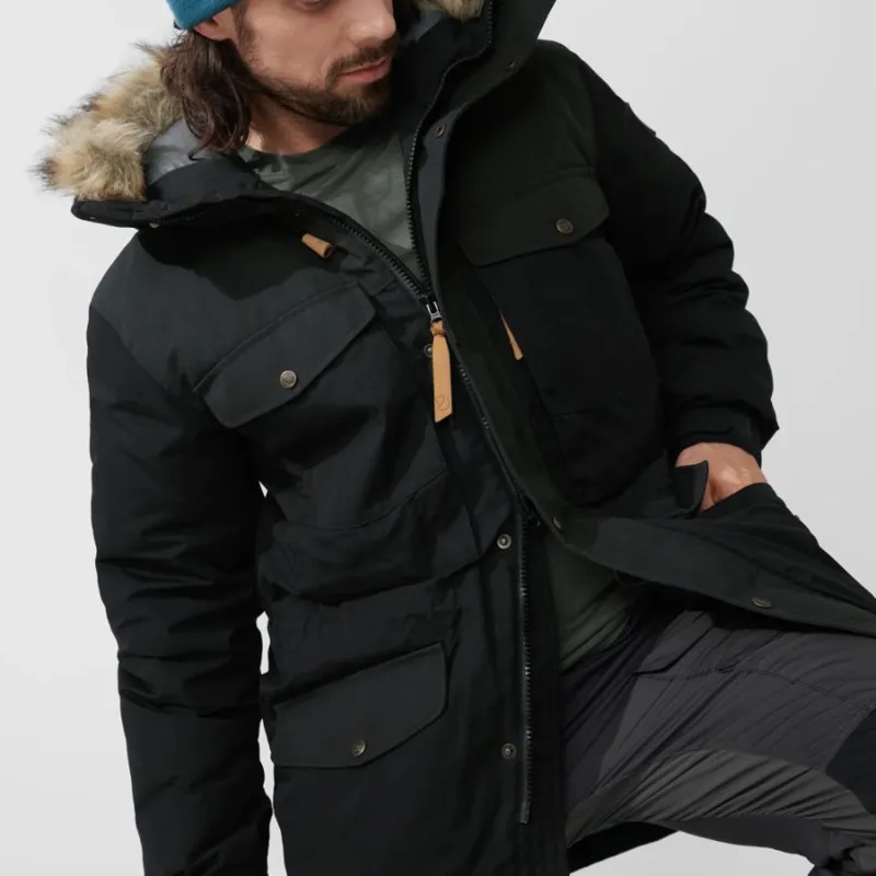 Fjallraven Singi Down Jacket Men's in Black-4
