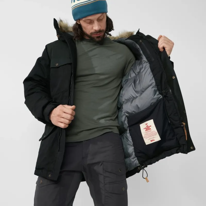 Fjallraven Singi Down Jacket Men's in Black-5