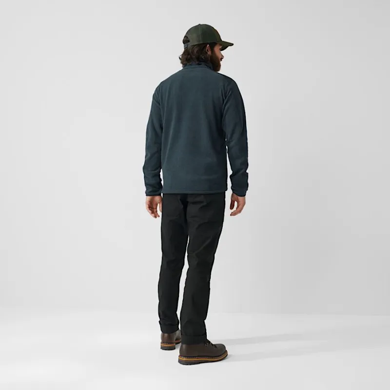 Fjallraven Sten Men's Fleece Jacket in Dark Grey-4