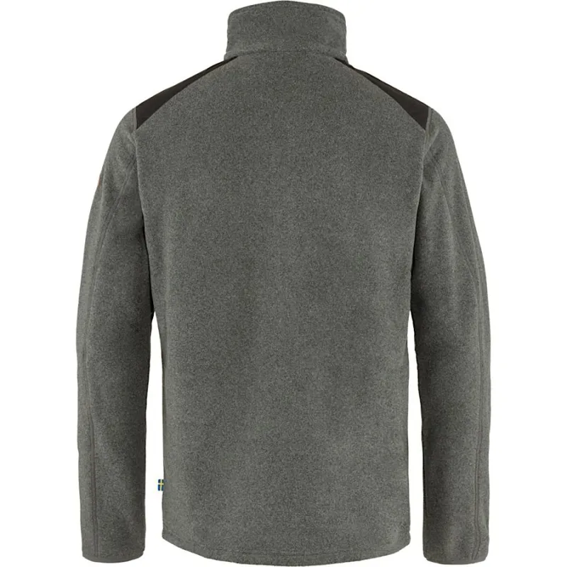 Fjallraven Sten Men's Fleece Jacket in Dark Grey-1