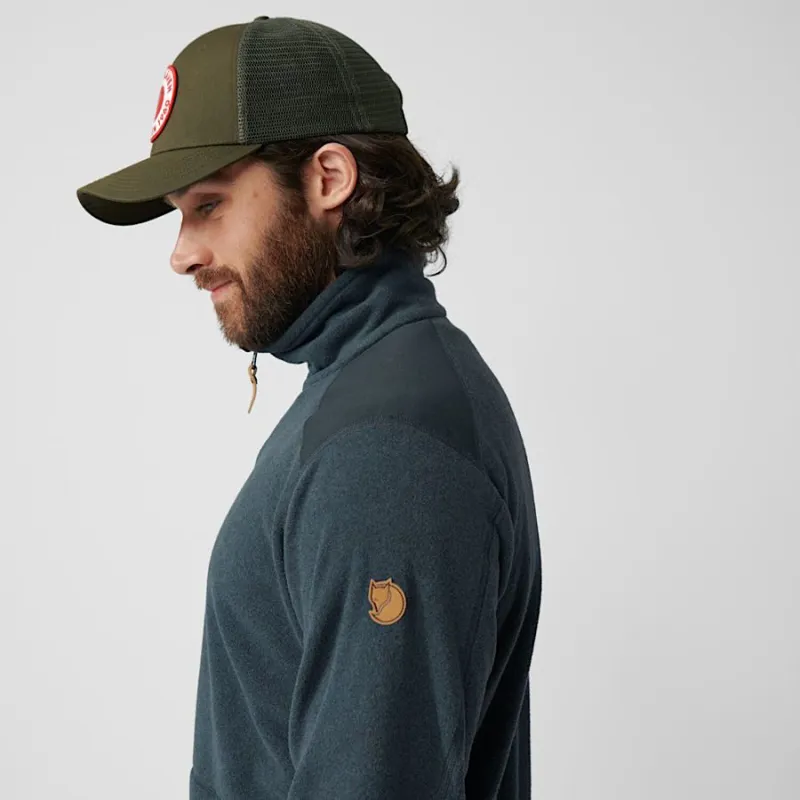 Fjallraven Sten Men's Fleece Jacket in Dark Grey-6