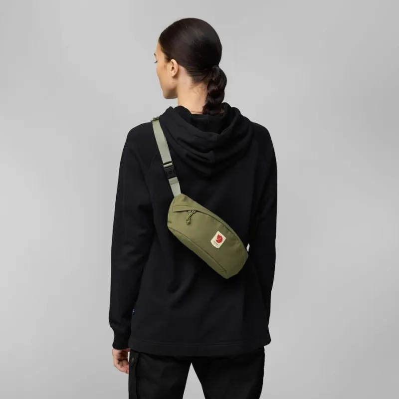 Fjallraven Ulvo Hip Pack Medium in Black-5