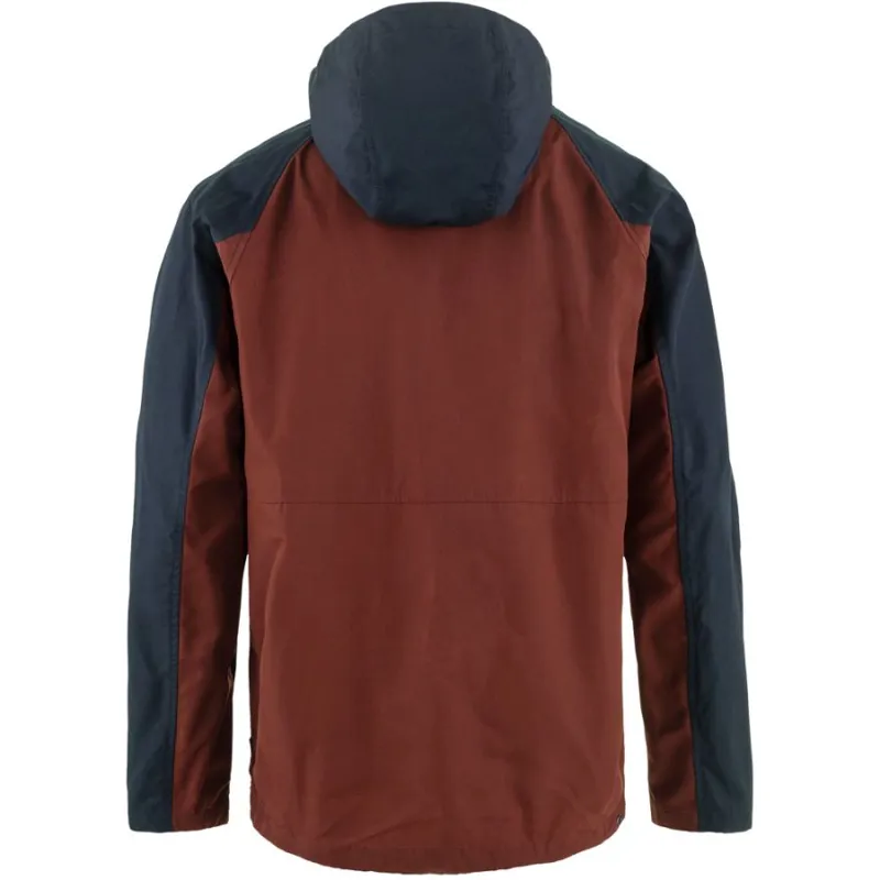 Fjallraven Vardag Anorak Men's in Dark Navy/Maroon-1