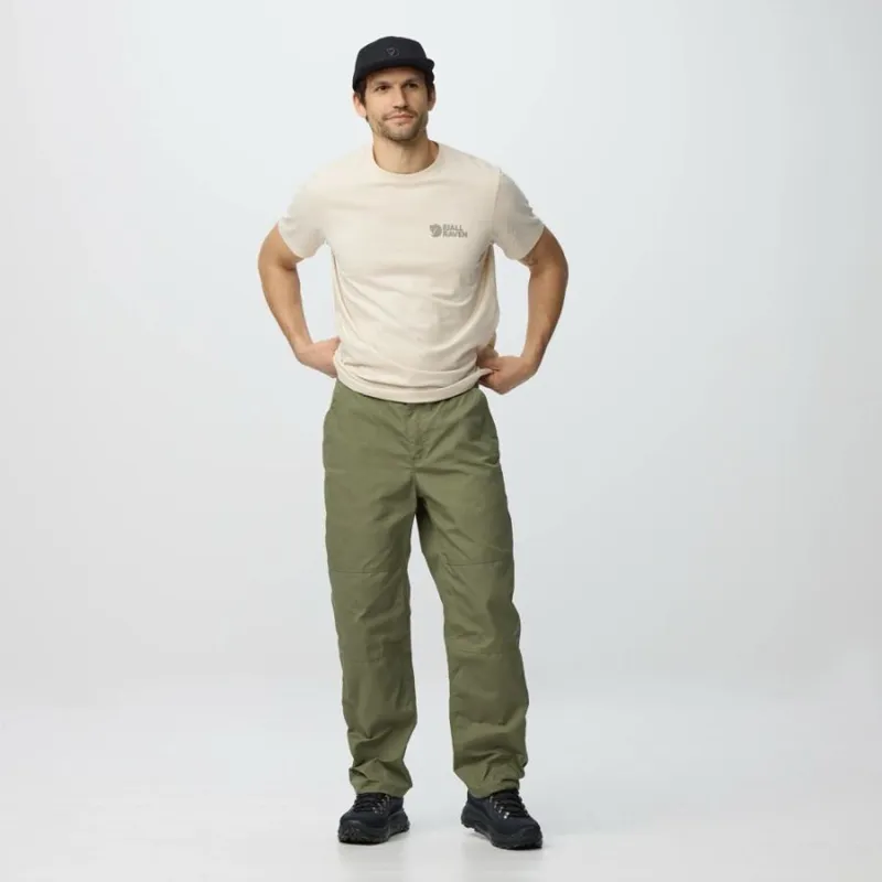 Fjallraven Vardag Relaxed Men's Trousers Regular Leg in Green-3