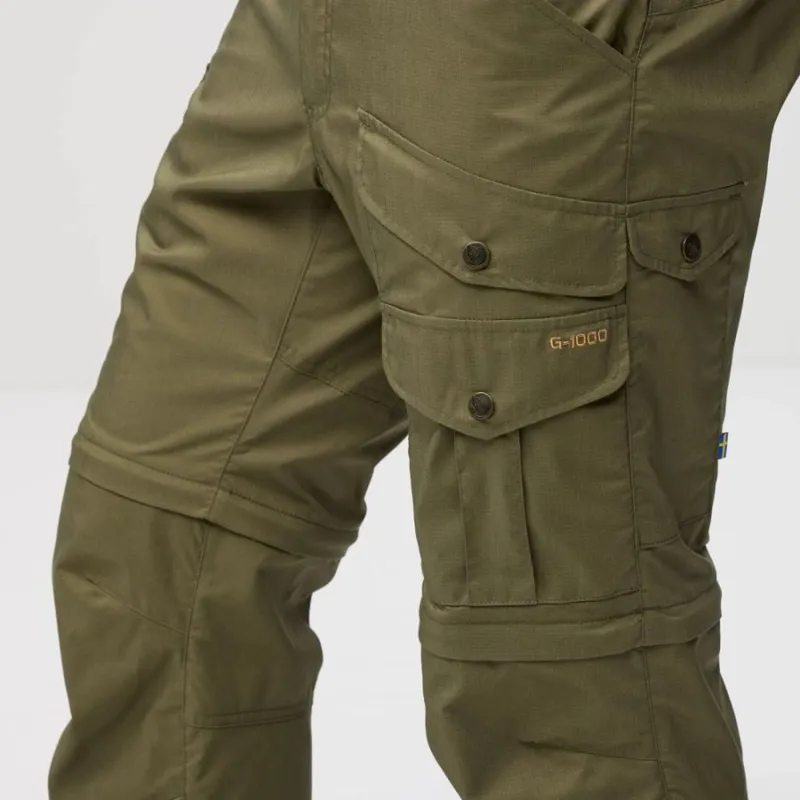 Fjallraven Vidda Pro Lite Zip-Off Trousers Men's in Laurel Green-9