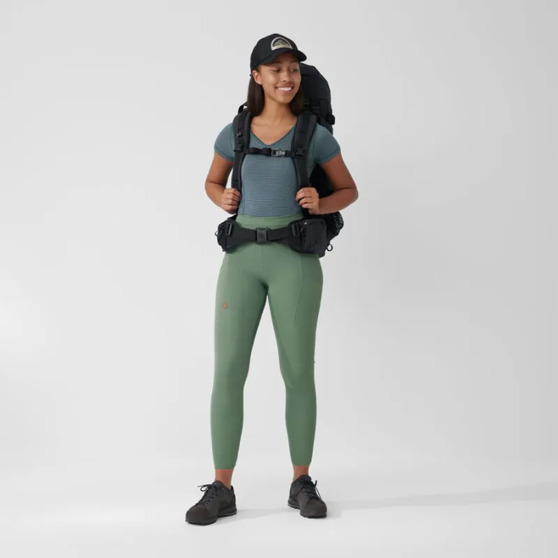 Fjallraven Women's Abisko Tights in Black-5