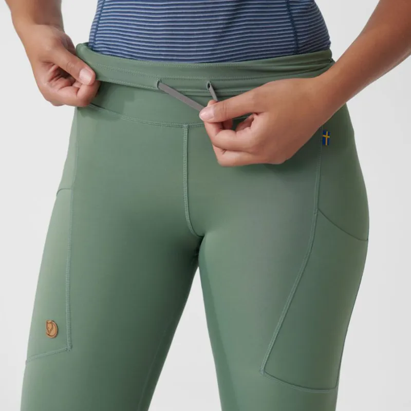 Fjallraven Women's Abisko Tights in Black-4