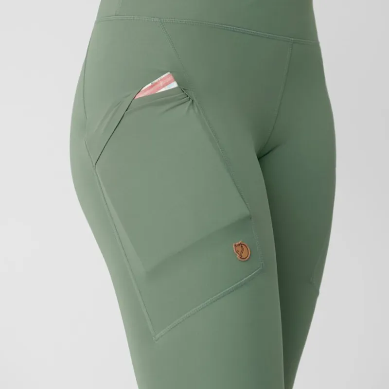 Fjallraven Women's Abisko Tights in Black-2