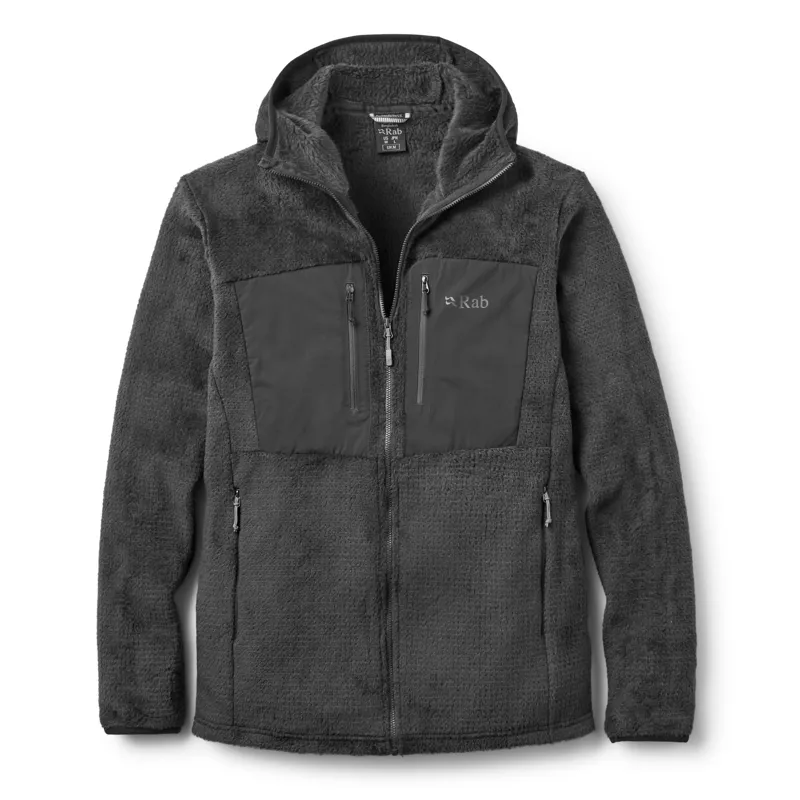 Rab Men's Granitic Fleece Hoody in Black