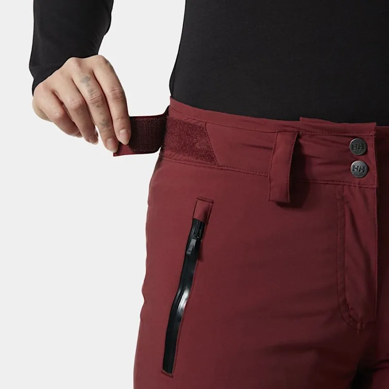 Helly Hansen Legendary Insulated Women's Ski Pants in Mars Red-4