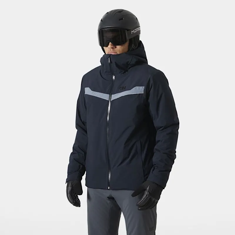Helly Hansen Panorama 2.0 Men's Insulated Ski Jacket in Navy-2
