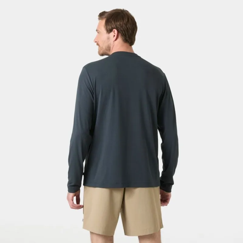 Helly Hansen Skog Graphic Men's Long Sleeve Tee in Alpine Frost-3