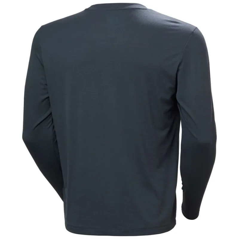 Helly Hansen Skog Graphic Men's Long Sleeve Tee in Alpine Frost-1