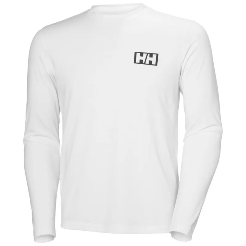 Helly Hansen Skog Graphic Men's Long Sleeve Tee in White