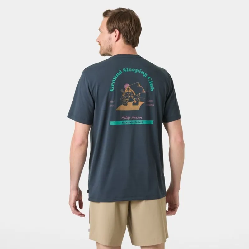 Helly Hansen Skog Graphic Men's T-Shirt in Alpine Frost-3