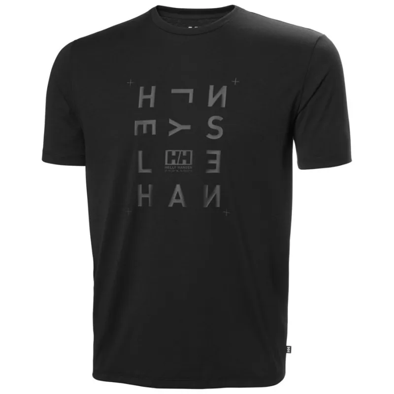 Helly Hansen Skog Graphic Men's T-Shirt in Black
